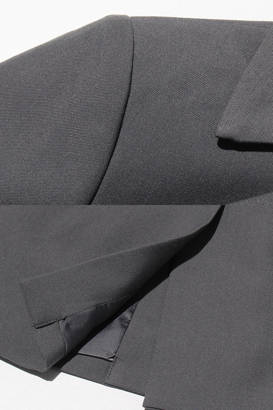 Yaka Fiyonk Detaylı Gri Blazer
