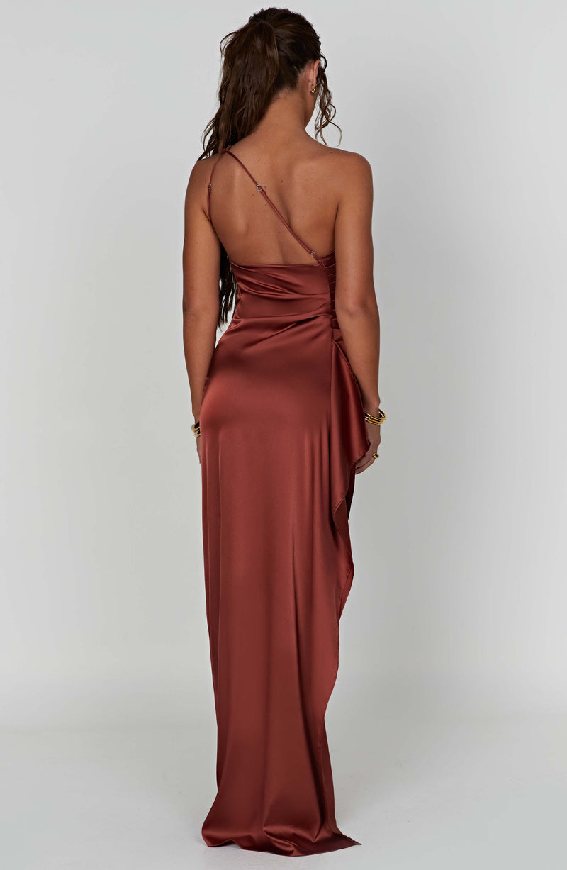 Ariel - Bronz Maxi Elbise