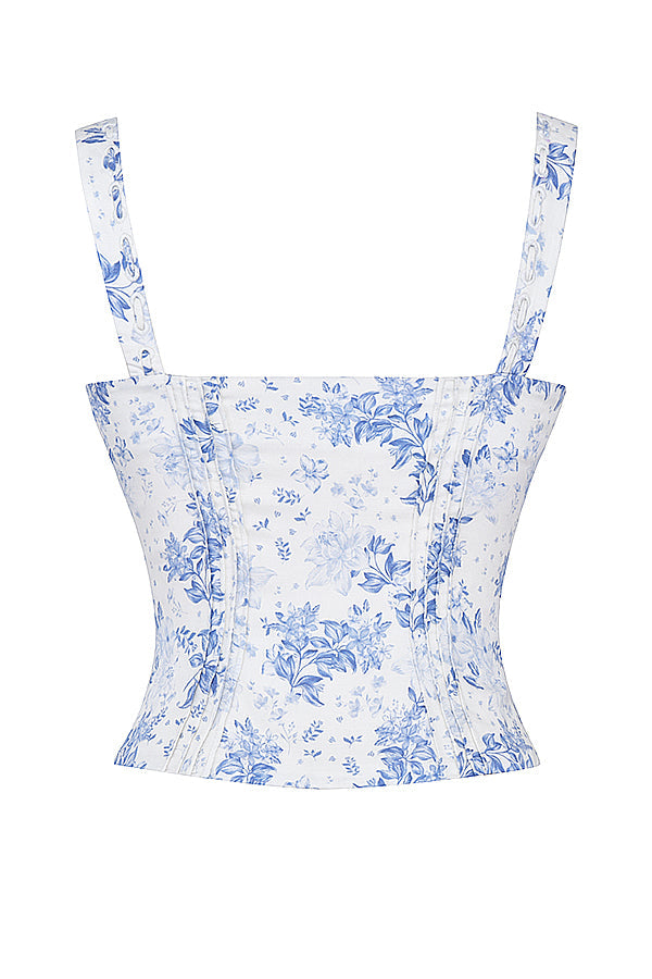 Korse Çiçekli Mariah - Azul