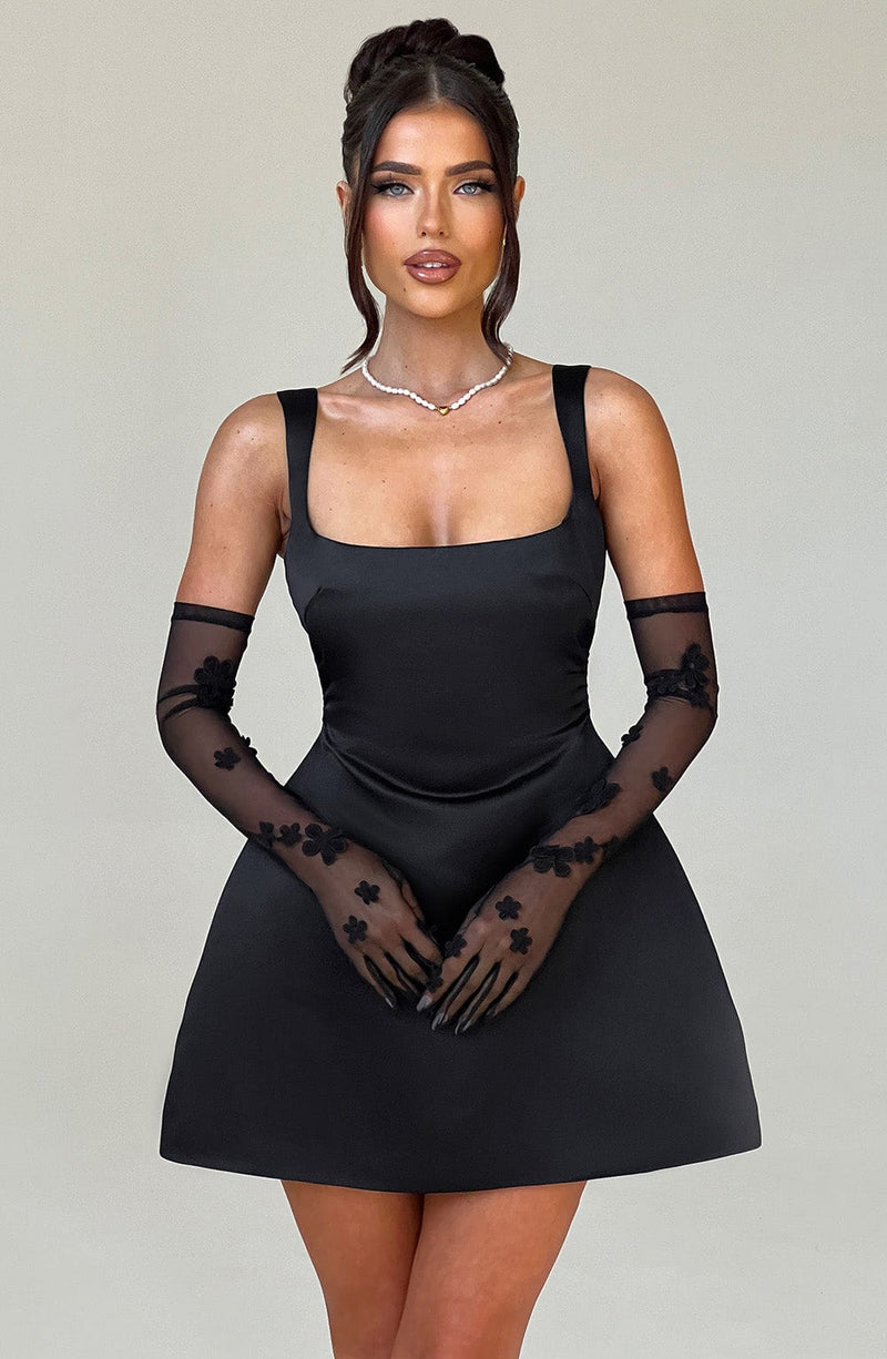 Sofie - Siyah Mini Elbise