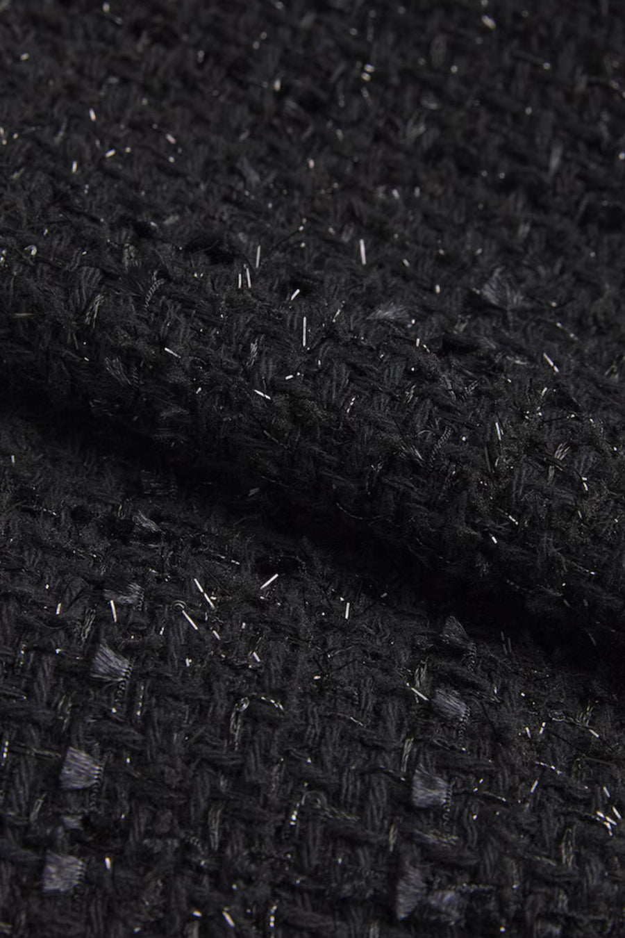 Kemer Detaylı Zarif Tweed Blazer